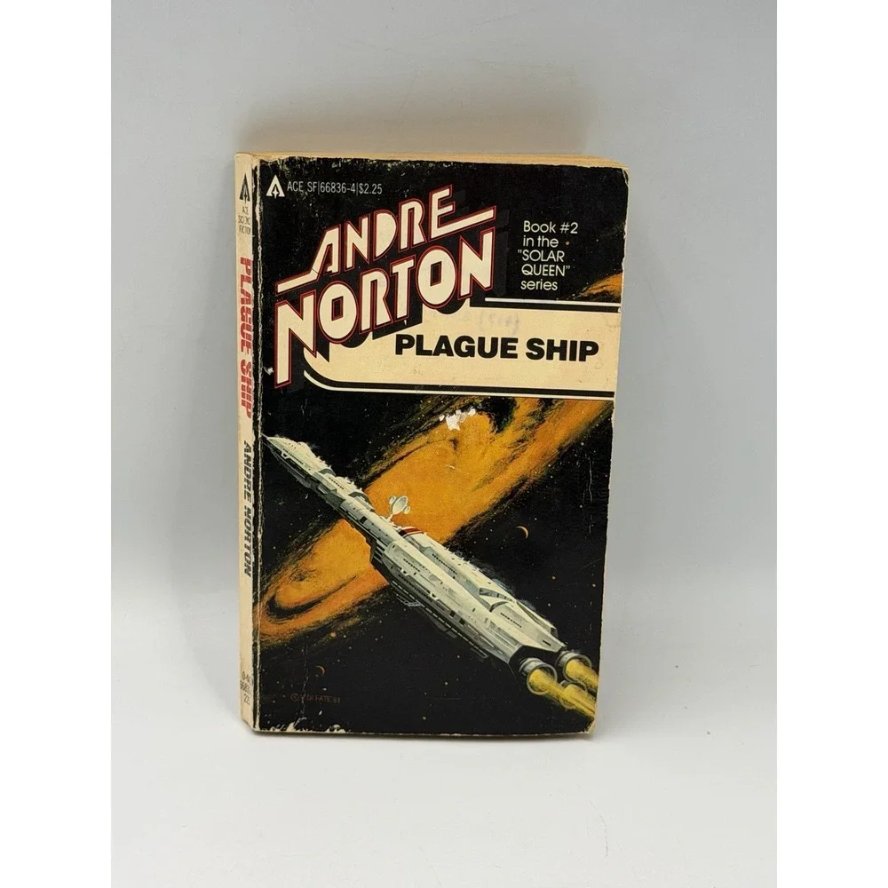 Andre Norton Plague Ship 1982 ACE Sci-Fi Paperback Solar Queen Series Book 2